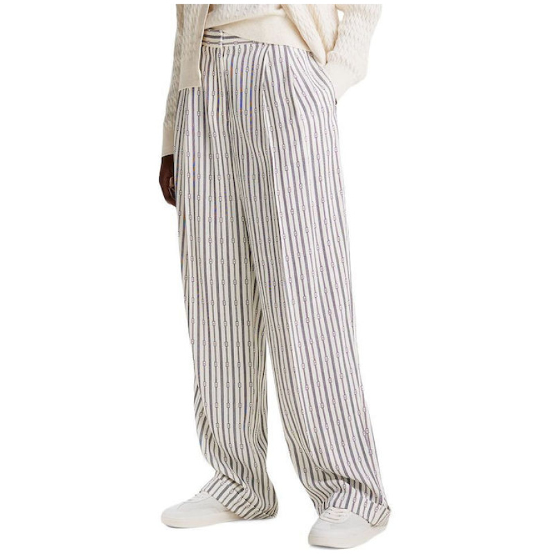 TOMMY HILFIGER Fluid vis stp rlxd straight pant